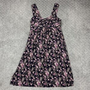 Cinnamon Girl Dress Womens 6 Floral Babydoll Empire Waist Hawaiian 90s Retro
